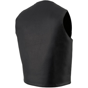 Chaleco Deportivo Samroz para Hombre, Negro, Casual, de Cuero Genuino, con Cuello en V, Ropa de Invierno - Product Image 3