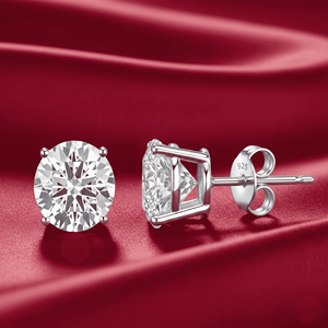 IGI Certified Vvs Lab Grown Diamond Earrings <b>Stud</b> Custom 925 Silver Lab Grown Created Diamond Earring Jewelry <b>Men</b> Women - Product Image 1