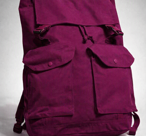 Orange Canvas <b>Backpack</b> School Bag Travel Rucksack Large Capacity Daypack Eco Friendly <b>Backpack</b> For Daily Use - Product Image 6