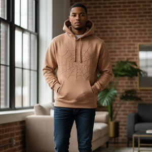 Sudadera con capucha personalizada al por mayor para hombre y mujer, de forro polar grueso con estampado puff, 555555, ropa deportiva, ropa de calle, ropa para proveedores - Product Image 5