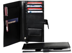 Cartera de viaje negra, venta al por mayor - Product Image 3