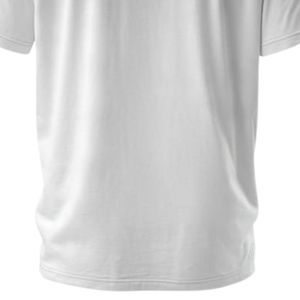 เสื้อยืดโอเวอร์ไซส์สีเทาไล่เฉดขาวสำหรับผู้ชายปี 2026 ผ้าฝ้าย สไตล์สตรีทแวร์ เสื้อยืดเปล่า - Product Image 4