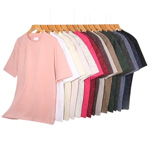 T-shirt en coton uni pour homme, col rond, couleur unie, décontracté, manches courtes, tricoté, 100 % coton, respirant, anti-rétrécissement - Product Image 3