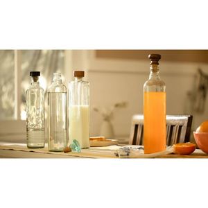 Bottiglia d'acqua in vetro da 750 ml con tappo in ceramica, articoli per bevande in vetro di alta qualità - Product Image 4