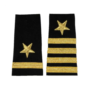 Épaulettes et insignes brodés sur mesure avec bordure découpée au laser pour uniformes - Haute qualité, couleur et forme personnalisées - Product Image 5