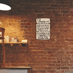 CIFbuy Targa in Alluminio Vintage Rustica 20.3x30.5cm Stile Fattoria per Casa Ufficio Decorazione Parete in Legno TikTok per Temu Pick - Product Image 6