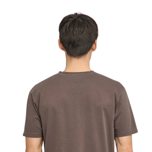T-shirt uni à col rond et manches courtes pour homme, coupe classique, épaules naturelles, coupe ajustée, en jersey décontracté, vente en gros personnalisée, vente directe usine - Product Image 5