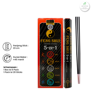 Incienso Darshan Feng Shui 5 en 1 Hexa Bamboo Ecológico 100% Natural, Varillas de Incienso para Aromaterapia y Uso Religioso, Incienso Indio - Product Image 2