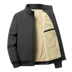 Men's Premium Lightweight Bomber Jacket Casual Zip Up Flight Style Windproof Outdoor Streetwear Fashion <b>Coat</b> with Ribbed Cuffs - Product Image 3