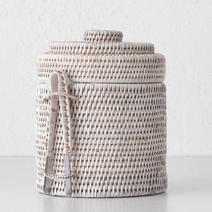 Boîte à couvercle en rotin pour le stockage de glace, petites glacières, design tressé à la main, panier refroidisseur de boissons - Product Image 6