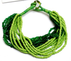 Pulseras de cuentas estilo bohemio con bolas de resina verde de 3 o 4 pulgadas, joyería elástica unisex, regalo - Product Image 5