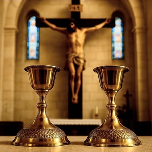 Nuevo Candelabro de Latón Natural Hecho a Mano, Duradero, para Decoración del Hogar en Interiores/Exteriores, Navidad, San Valentín - Product Image 5