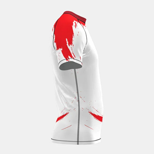 เสื้อรัดกล้ามเนื้อผู้ชายแบบสั่งทำพิเศษ รุ่น Elite Compression Fit ผลิตจากโพลีเอสเตอร์ OEM ระบายอากาศได้ดี แห้งเร็ว เหมาะสำหรับกีฬาทางน้ำและการฝึกซ้อมในยิม - Product Image 2