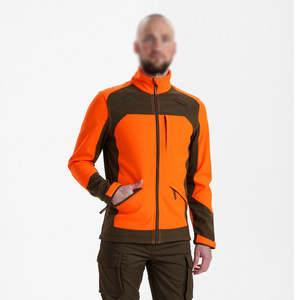 Veste de chasse softshell durable / Veste de camouflage imperméable 100% polyester pour l'extérieur / Manteau de chasse extensible dans les deux sens - Product Image 4