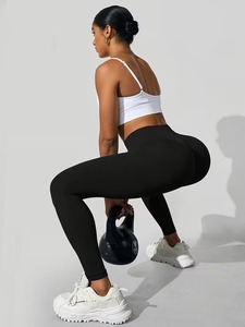 Leggings de yoga sans couture à taille haute pour femmes |   Leggings de sport tie-dye délavés à l'acide |   Pantalons de fitness légers en polyester et élasthanne - Product Image 4