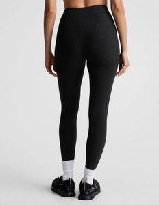 Ensemble 2 pièces OEM pour femme, Leggings taille haute très demandés, avec taille élastiquée froncée sur le côté, Grande taille, Couleur unie, Collection Darkest Night - Product Image 5