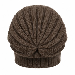 Wholesale Custom Trendy Winter <b>Beanie</b> Hat Oversized Warm Baggy <b>Slouch</b> with Raised Knit Coral Fleece Lining for Men and Women - Product Image 5