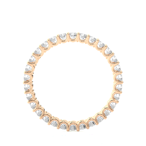 Anillo de Diamantes de Oro Sólido de 18K con Corte Redondo de 1.04 Quilates, Creado en Laboratorio, Joyería Fina de Diamantes, Alta Demanda para Compradores Mayoristas - Product Image 2