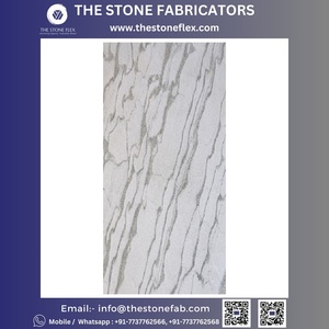 Hoja de chapa de piedra flexible de mármol blanco Andhi TSF India superficie pulida losa grande característica impermeable - Product Image 4