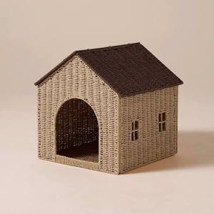 Cesta de Almacenamiento Tejida en Forma de Casa de Jacinto de Agua para Cuarto de Bebé, Cesta de Juguetes Hecha a Mano para Niños, Fibra Natural de Proveedor Vietnamita - Product Image 3