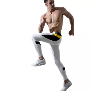 Bodybuilding <b>Men's</b> Sportswear Gym Wear Leggings 2025 Latest Model Fitness Yoga Wear Seamless <b>Tights</b> <b>Men</b> Leggings - Product Image 2