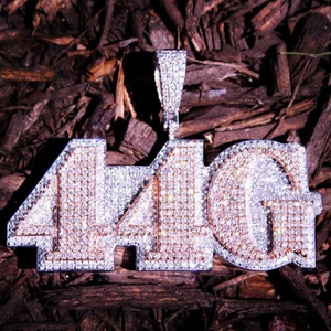 Colgante de Lujo Estilo Hip Hop con Diamantes Moissanite VVS y Nombre Personalizado para Hombre/Mujer, Chapado en Plata, Estilo Rapper Iced Out para Fiesta - Product Image 2