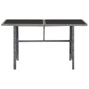 Set da Giardino in Rattan Grigio con Coperture Rimovibili, Arredamento da Esterno per 6 Persone, Design Contemporaneo - Product Image 3