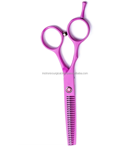 Ciseaux de coiffure professionnels de 6 pouces en acier inoxydable de haute qualité pour la coupe et l'effilage des cheveux avec repose-doigts OEM ODM personnalisés - Product Image 3