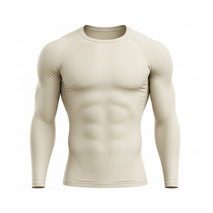 Premium Quality Men's Compression Gym Rash Guard Long Sleeve Fitness Sportswear <b>Surfing</b> Suit Breathable Men Rash Guard - Product Image 2