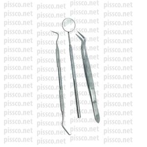 Fournisseur en gros Pissco pour kit d'outils d'examen dentaire Ensemble d'instruments détartreurs en acier inoxydable Acier inoxydable allemand - Product Image 3