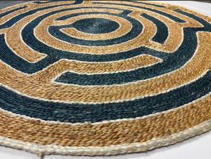 Handwoven <b>Round</b> Rug Eco-friendly <b>Carpet</b> for Living Room and Decor Bedroom Designs Customized Handmade Rug On Sale Price - Product Image 3