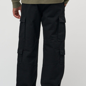 Pantalones Cargo Jogger de Cintura Media para Hombre, de Algodón French Terry, Casuales, para Caza, con Múltiples Bolsillos, Deportivos, para Exteriores, Ajustados - Product Image 3