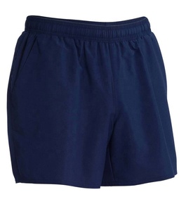 Pantalones cortos deportivos informales unisex para correr, trotar y gimnasio, transpirables, con cordón de cintura media - Product Image 1