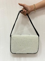 Sac fourre-tout de luxe perlé pour femme, sac à main de soirée décontracté, accessoire de mode moderne, entièrement fait main en Inde, export.