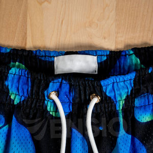 Pantalones Cortos Deportivos de Malla 100% Algodón para Hombre, Cintura Elástica, Verano, Bolsillos, Secado Rápido, Transpirables, Talla 6XL, para Fitness y Running - Product Image 3