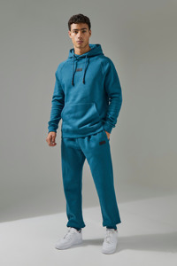 Ensemble survêtement personnalisé en molleton de coton pour hommes vêtements de sport d'hiver ensemble sweat à capuche et jogging pour hommes poids lourd - Product Image 4