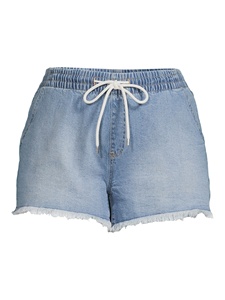 Hot Selling <b>Ladies</b> Denim <b>Shorts</b> Casual Summer Wear Plus Size High Rise Denim <b>Pull</b> <b>on</b> <b>Shorts</b> - Product Image 6