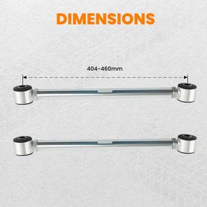 Barres Panhard arrière réglables (2 pièces) pour systèmes de suspension et amortisseurs Chevrolet Corvette 1963-1979, référence 16362800 - Product Image 5