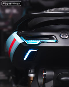 AJLIGHT DESIGN Taiwan - Sistema de Reequipamiento de Luces Traseras LED RGB de Cuatro Lentes con Intermitentes para Yamaha NMAX V3 AJNMAX-BTL Nuevo - Product Image 3