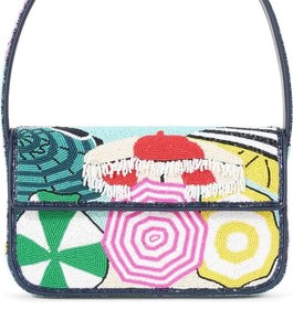 Sac bandoulière noir fait main en perles, motif cartes à jouer de casino, pochette de soirée pour femme, sac à l'épaule - Product Image 4
