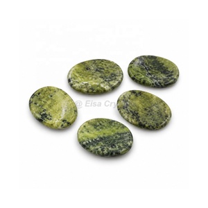 Pierre de méditation serpentine naturelle polie en vrac pour la guérison, vente en gros, exportateur et fournisseur - Product Image 1