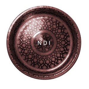 Assiette de service en métal pour la décoration de traiteur, mariage, anniversaire et fiançailles, équipement de traiteur, assiette de service - Product Image 6