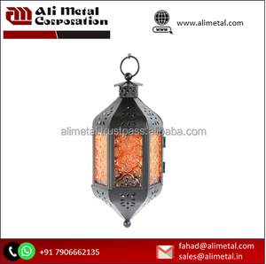 โคมไฟเหล็กแขวนขนาดเล็กสำหรับตกแต่งบ้านที่ทำด้วยมือเป็นมิตรกับสิ่งแวดล้อมสำหรับใช้ในร่ม/กลางแจ้งปรับขนาดและสีได้ตามต้องการ - Product Image 6