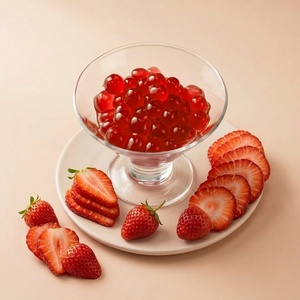 Bolas de Jugo de Fresa Explosivas al por Mayor, Ingredientes Profesionales para Té de Burbujas, Certificación HACCP ISO, Marca Privada - Product Image 3