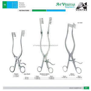 Retractor Quirúrgico de Acero Adson Beckmann A-1 VERITAS de Alta Calidad, Juego de Instrumentos Autoestables |   Juego de Instrumentos con Certificación CE - Product Image 2