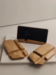 Wooden <b>Tablet</b> <b>Stand</b> Solid Wood Rectangle Shape Handmade Freestanding Modern Home Decoration - Product Image 3