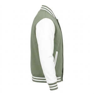 Custom Wool Leather Letterman <b>Bomber</b> <b>Jacket</b> for Men <b>Women</b> with Embroidery Chenille Patches and Personalized Branding - Product Image 3