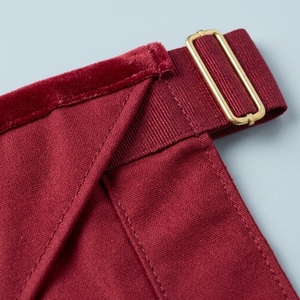 Insignia Masónica Blanca de Lujo con Borde de Terciopelo Rojo, Emblema Bordado en Oro, Borlas, Solapa Cuadrada o Triangular Magnética o para Coser, Personalizable - Product Image 6