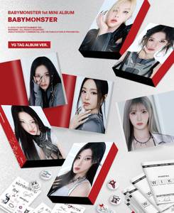 BABYMONSTER 1er MINI ÁLBUM [BABYMONS7ER] YG TAG ALBUM VER KPOP Álbum Oficial del Grupo Idol Coreano CD Coleccionable Regalo para Fans Pop - Product Image 2