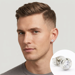 Ensemble de bijoux romantiques de mariage en or blanc, Solitaire et diamant, de haute qualité, 18K, 14K, 9K, pour femmes - Product Image 6
